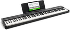Piano Numérique 88 Touches avec 480 Sons, Haut-Parleurs, Sac de Transport, Support, Casque