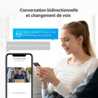 CP5 Visiophone connecté WiFi, Résolution 1080P, Moniteur Tactile Couleur 7", Audio Bidirectionnel