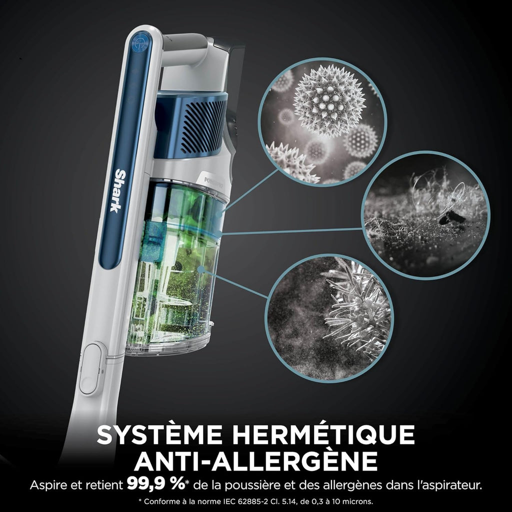 PowerPro Aspirateur sans Fil, IZ380EU, Technologie FloorDetect, Anti-emmêlement, Système Anti-allergène