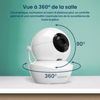 Moniteur HD Vidéo pour Bébé - Babyphone avec Écran Divisé 5“ et 2 Caméras 720p