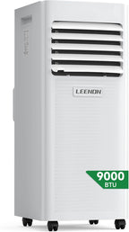 Climatiseur Mobile 9000 BTU, 4 en 1 avec Déshumidificateur et Mode Sommeil, Kit Fenêtre Fourni