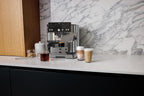 Machine à café Luxe Essential 2-en-1, avec broyeur à grains et mousseur à lait intégrés, ES501EU