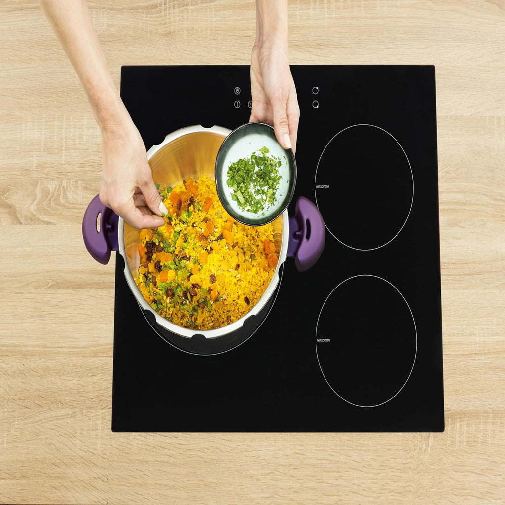 Clipsominut’ Perfect Cocotte-minute 9 L, Minuteur, Violet P4624900
