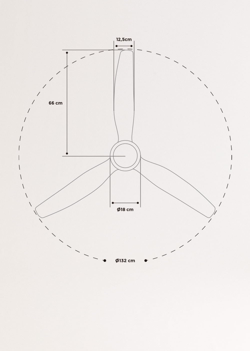 WINDSTYLANCE NATURAL WOOD, Ventilateur de plafond avec lumière, Wifi et télécommande, 6 vitesses