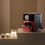 Machine à Café Superautomatique Compacte Cremmaet Cube, 1350W, 5 Niveaux de Mouture, Contrôle Tactile