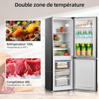 CBM159LEBD Réfrigérateur congélateur bas157 litres, Low Frost, Faible bruit