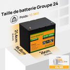 Bluetooth Batterie Lithium 12V 100AH avec Protection de BMS et de Basse Température