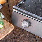 PerfectRoast 3000 Barbecue électrique en inox, 3000 W, thermostat réglable