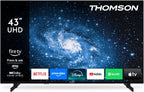 43 Pouces (108 cm) 4K UHD Smart Fire TV, Commande vocale Alexa, Triple Tuner, 43UF4S35