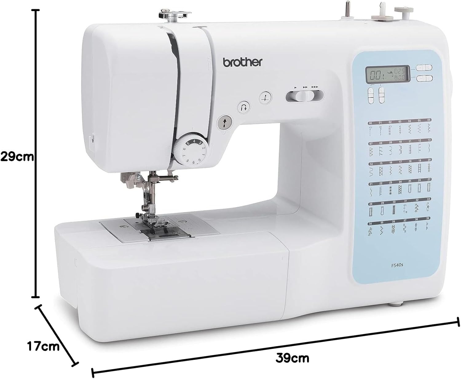 FS 40 Machine à coudre électronique, Crème
