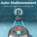 Pleco S1 Robot Piscine sans Fil, 80 Min d'Autonomie, Double Moteur Aspirateur Piscine Hors Sol