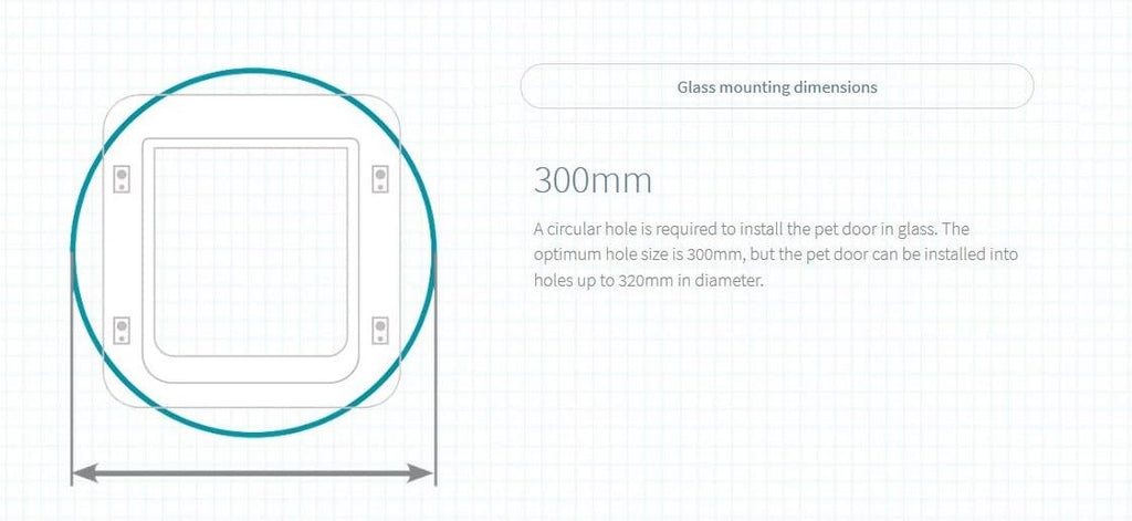 Porte pour chat Sure Petcare à grande puce électronique avec fonction couvre-feu, compatible avec les étiquettes RFID