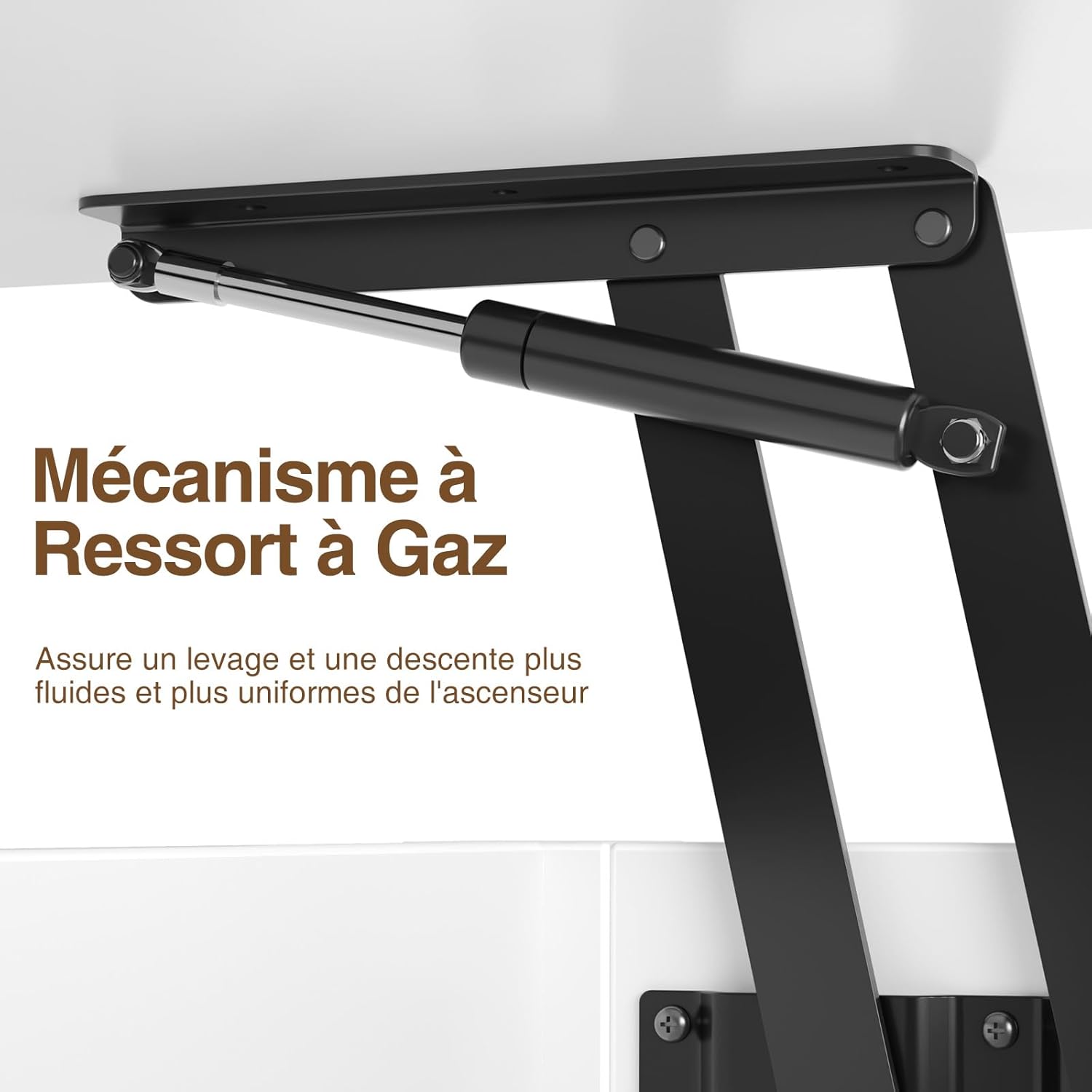 Table Basse Relevable et Extensible en Bois – avec Tiroir, Rangement Caché et Compartiment Ouvert