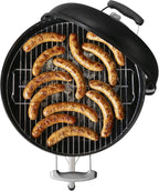 Bar-B-Kettle barbecue à charbon (2026) / couvercle et cuve émaillés, thermomètre intégré, bac à cendres