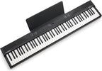 Piano Numérique 88 Touches avec 480 Sons, Haut-Parleurs, Sac de Transport, Support, Casque