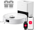 Q10 S5+ Set Aspirateur Robot Laveur avec Station, 10000 Pa Aspiration, Vidage Automatique