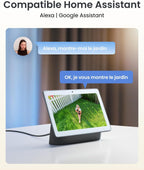 4K Camera Surveillance WiFi Exterieure, 2,4/5Ghz Wi-FI 6, Détection Intelligent