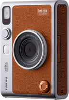 Mini Evo Marron Appareil Photo et imprimante avec écran LCD de 2,7 Pouces