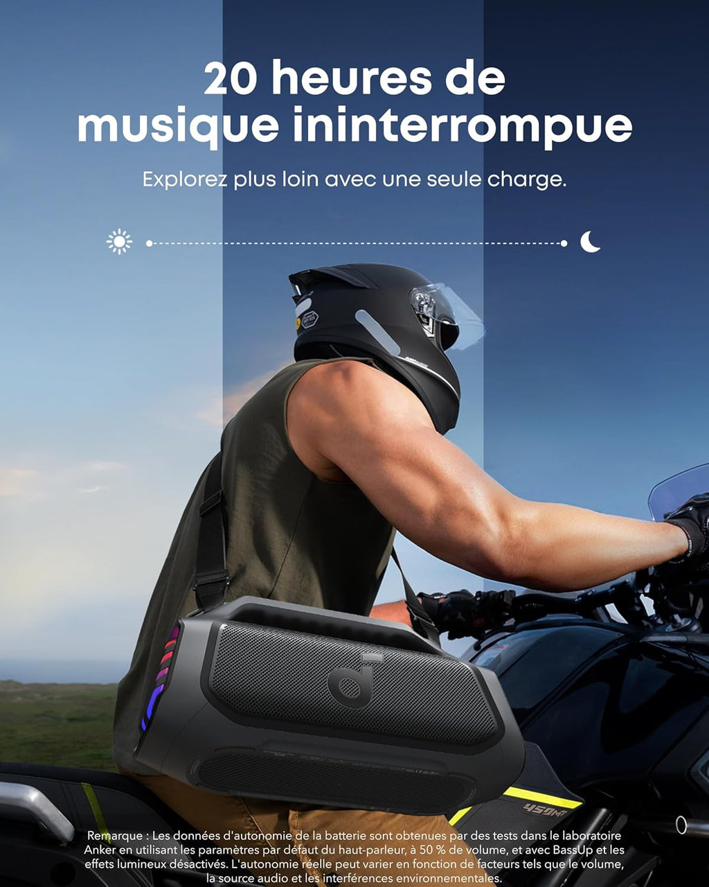 Boom 2 Plus Enceinte Bluetooth puissante, 140W, 2+2 canaux stéréo, BassUp 2.0, IPX7