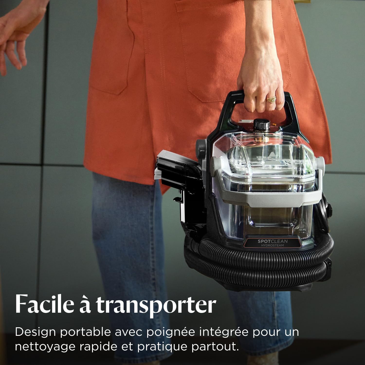 SpotClean HydroSteam, Shampouineuse Canapé, Moteur Puissant de 1000W, 3689N