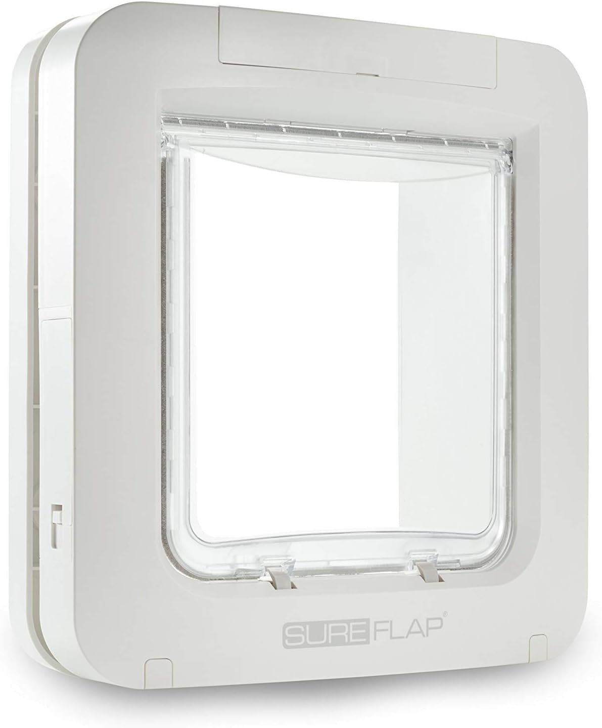 Porte pour chat Sure Petcare à grande puce électronique avec fonction couvre-feu, compatible avec les étiquettes RFID
