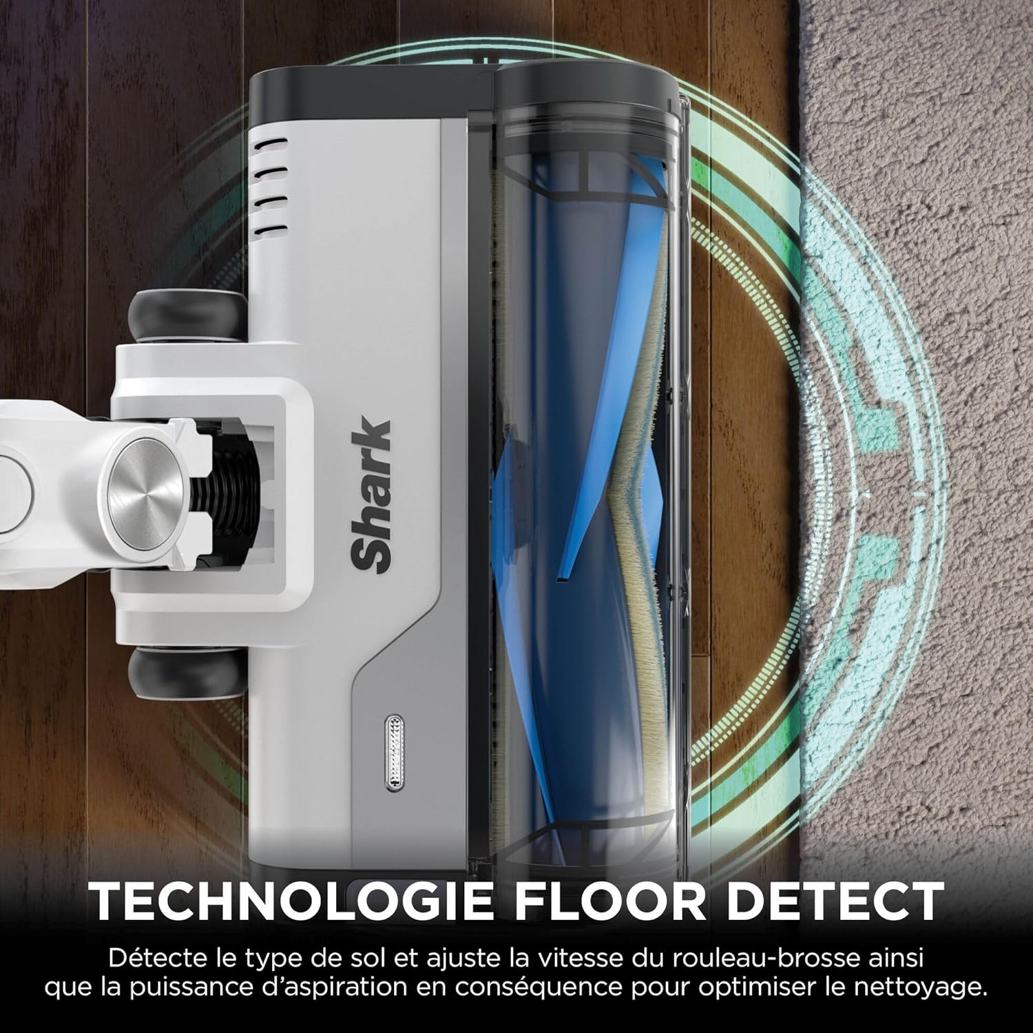 PowerPro Aspirateur sans Fil, IZ380EU, Technologie FloorDetect, Anti-emmêlement, Système Anti-allergène