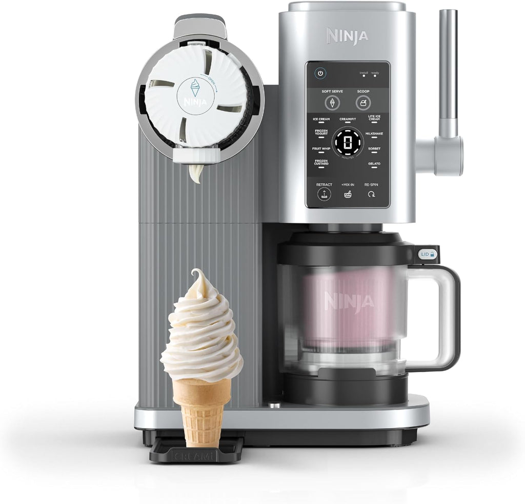 CREAMi Scoop et Swirl Machine a Glace et Sorbetière, 13 modes, Avec 2 pots, NC701EU