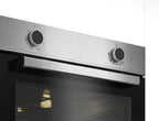 BBIE12000X Four encastrable - 66L, Éclairage halogène, 6 fonctions de cuisson