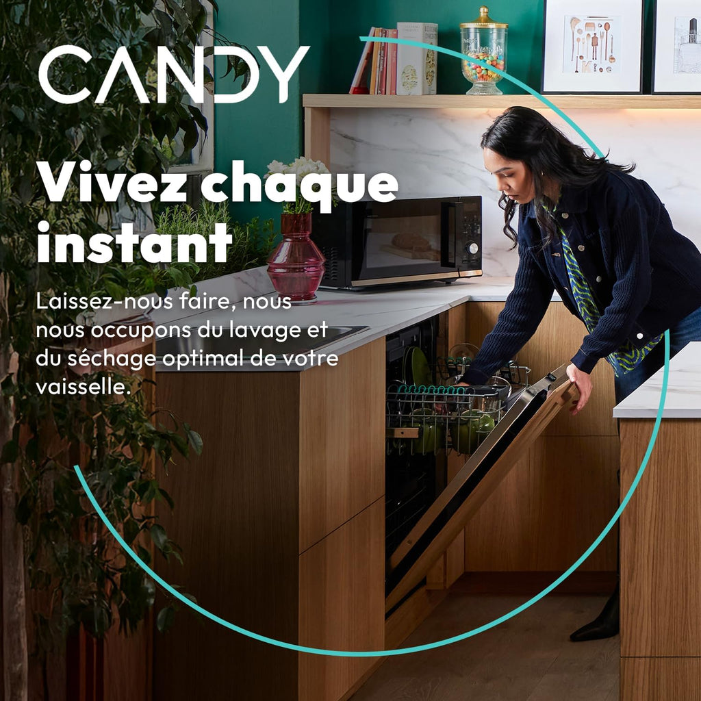 Lave-Vaisselle - Pose Libre - 15 Couverts, Automatique, Contrôle à Distance - CF 5C6F0B