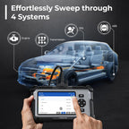 AD500 Valise Diagnostic Auto, 4 systèmes Outil de Diagnostic Voiture Multimarque