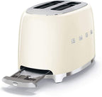 Grille-pain 2 Tranches TSF01CREU, 6 Niveaux de Brunissage, 950 W, Crème