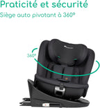 RevolveFix 360 i-Size, Siège Auto Pivotant 360, Siège Auto ISOFIX, Top Tether, 6 Positions Inclinaison