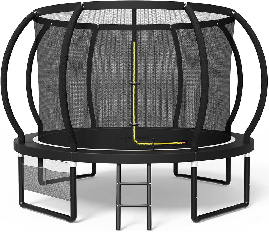 Trampoline Extérieur pour Enfants, avec Filet de Sécurité, GS Certification, Couverture de Protection