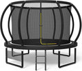 Trampoline Extérieur pour Enfants, avec Filet de Sécurité, GS Certification, Couverture de Protection