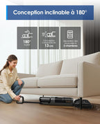 Floor One i6 Stretch Aspirateur Laveur sans Fil, Aspirateur Sec et Humide, Aspiration Puissante 20 kPa