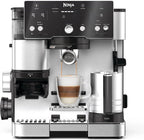 Machine à café Luxe Essential 2-en-1, avec broyeur à grains et mousseur à lait intégrés, ES501EU