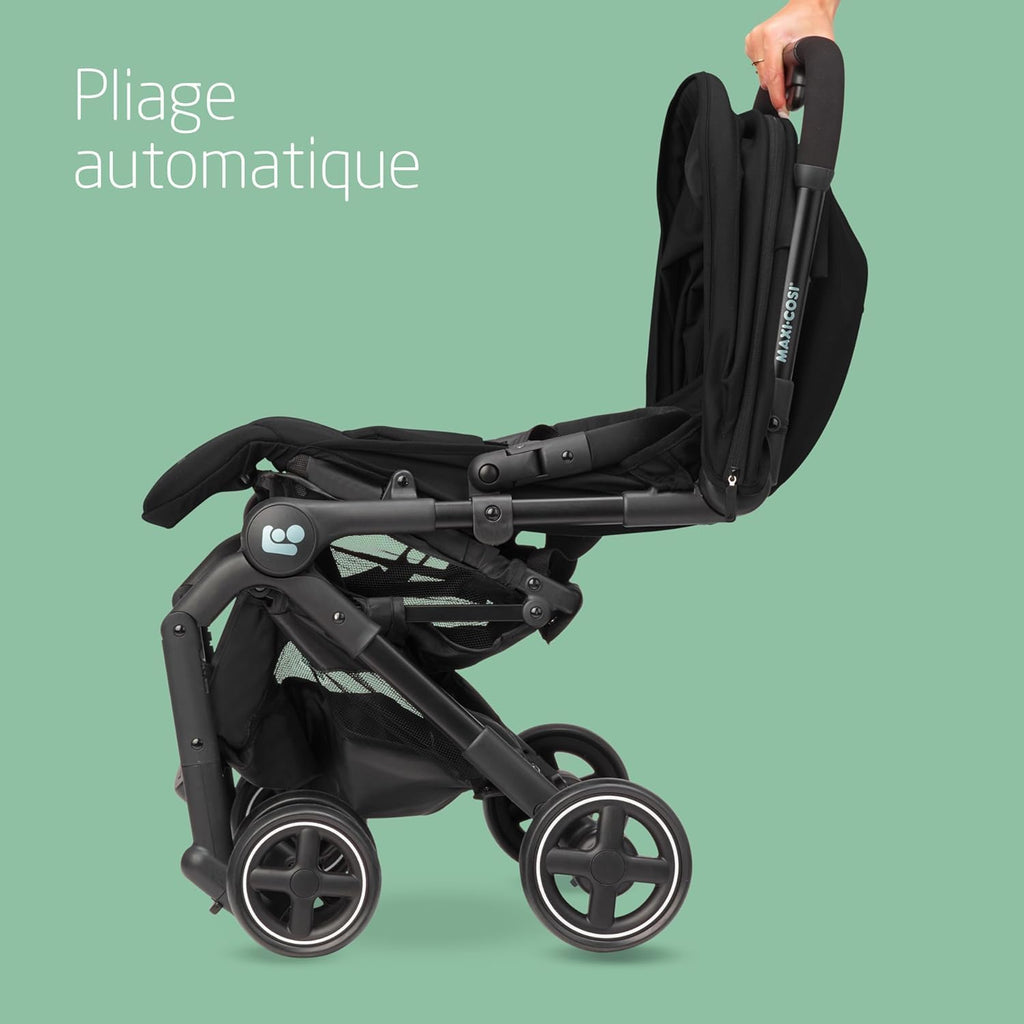Lara2 Poussette Canne, 3 Positions d'Inclinaison, Position Allongée, Pliage Automatique