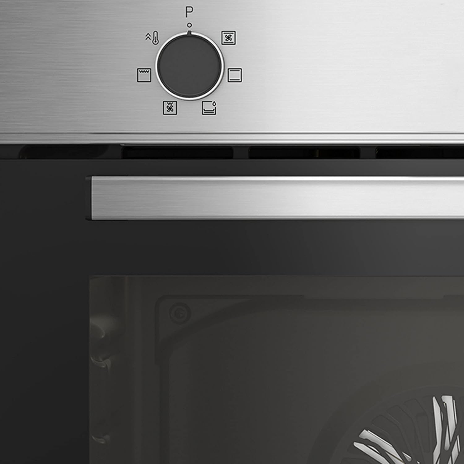 BBIE12000X Four encastrable - 66L, Éclairage halogène, 6 fonctions de cuisson
