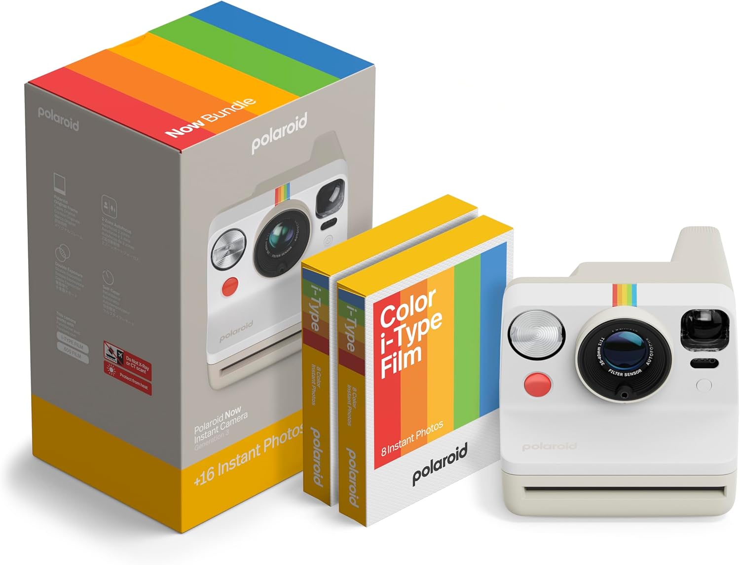 Now Gen3 - Pebble White + Color Film Bundle
