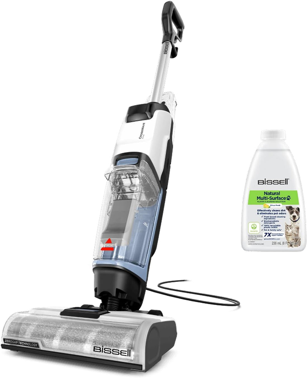 CrossWave Edge, Aspirateur Laveur, Nettoyeur Multi-Surfaces avec Système Auto-Nettoyant, 4088N