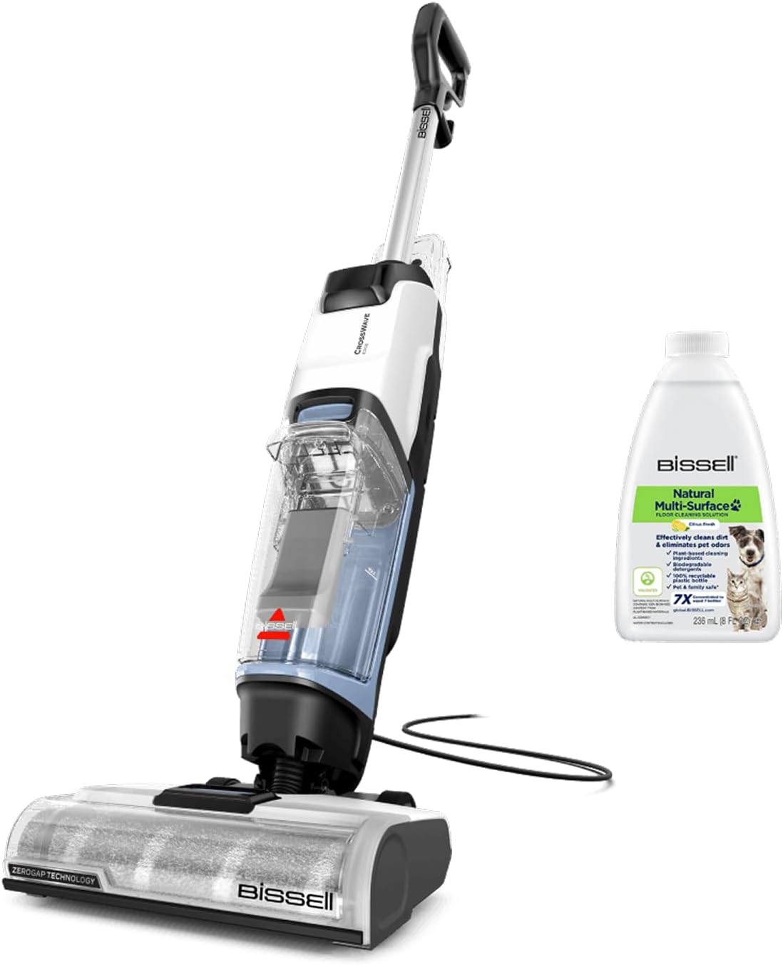 CrossWave Edge, Aspirateur Laveur, Nettoyeur Multi-Surfaces avec Système Auto-Nettoyant, 4088N