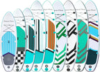 SUP Gonflable 15cm Tous niveaux Pagaie Pompe Sac Dos Laisse Bandoulière