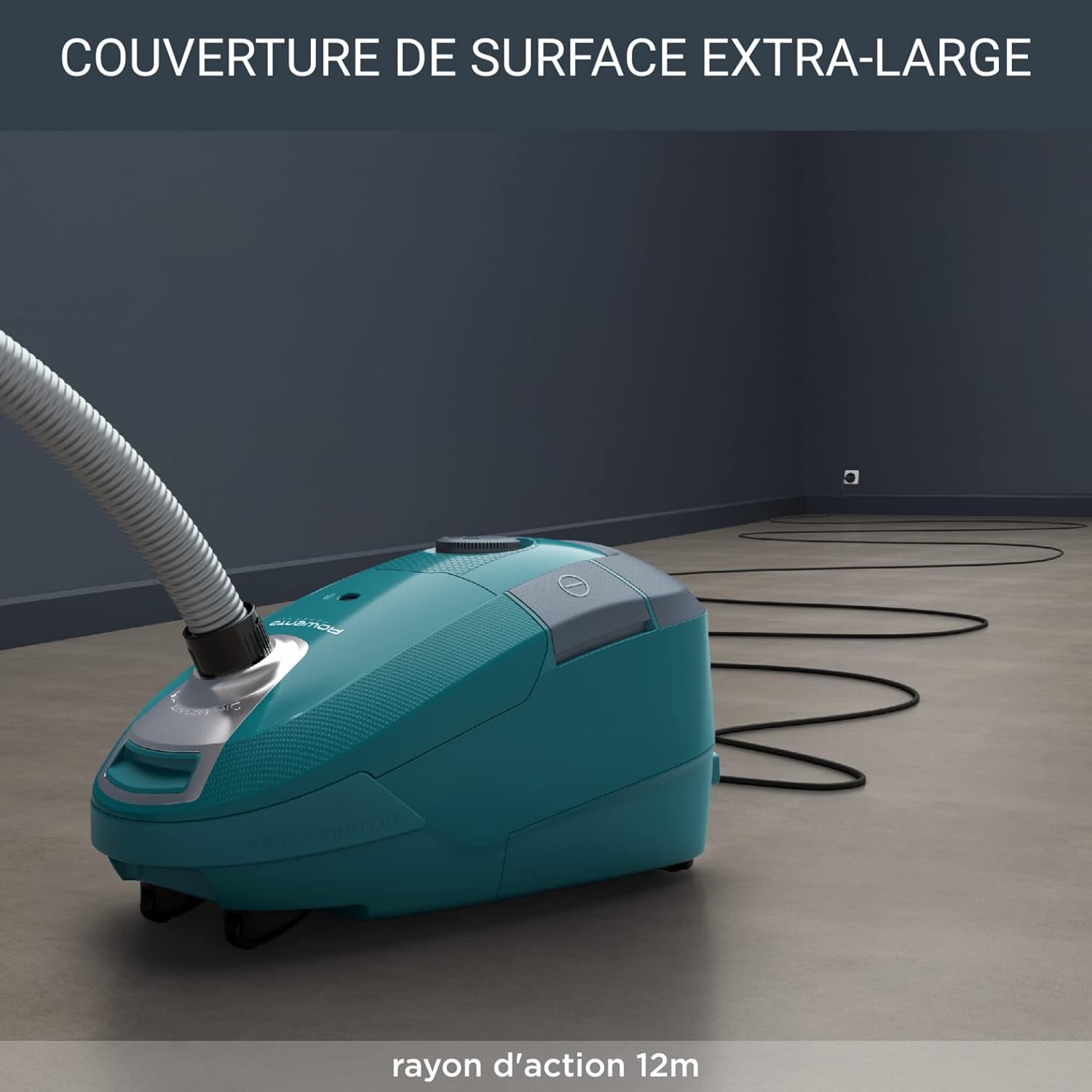 Power XXL Aspirateur avec Sac, 4,5 L, Moteur Basse consommation 900 W Max, RO3143EA
