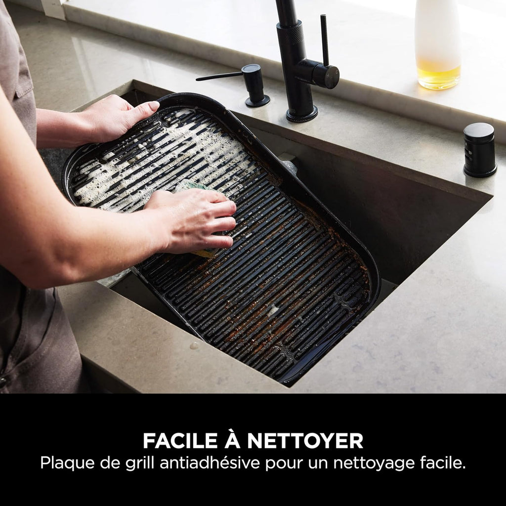 Woodfire Pro Connect XL Barbecue Électrique & Fumoir avec Contrôle d'Application, 7-en-1, OG901EUAMZ