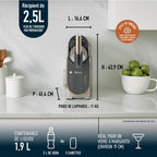 SLUSHi Machine à granités, 1,9L, 5 modes préréglés,  FS301EUSTGD