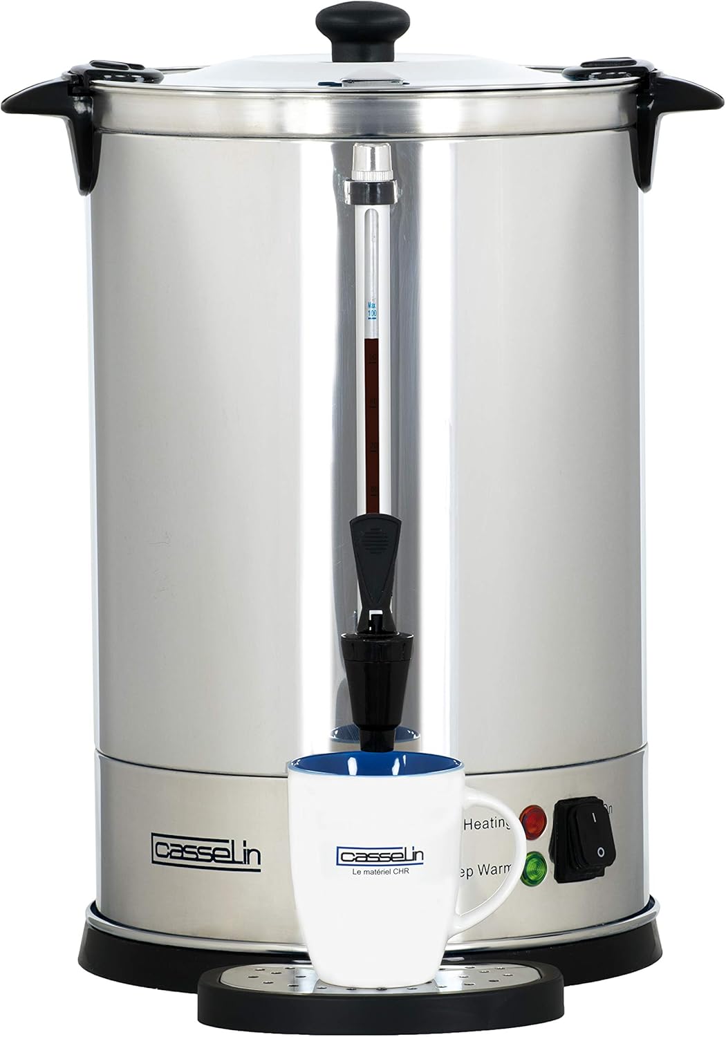 CPC100 - Percolateur à café 100 tasses - Noir, Acier inoxydable
