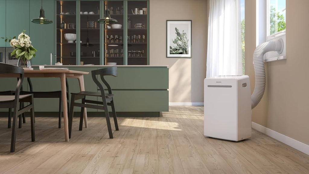 02666 Dolceclima Aira 12 S NW, Climatiseur mobile, 12000 BTU/h max, 2,9 kW, Wi-Fi intégré