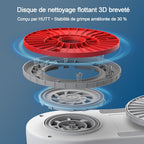S55 Pro Robot Nettoyeur de Vitres 6500Pa, Robot Laveur Vitre avec Patins 3D Flottants, Pulvérisation HydroJet