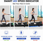 Tapis de Course Électrique Inclinable 11–14%, Écran LED, avec Télécommande