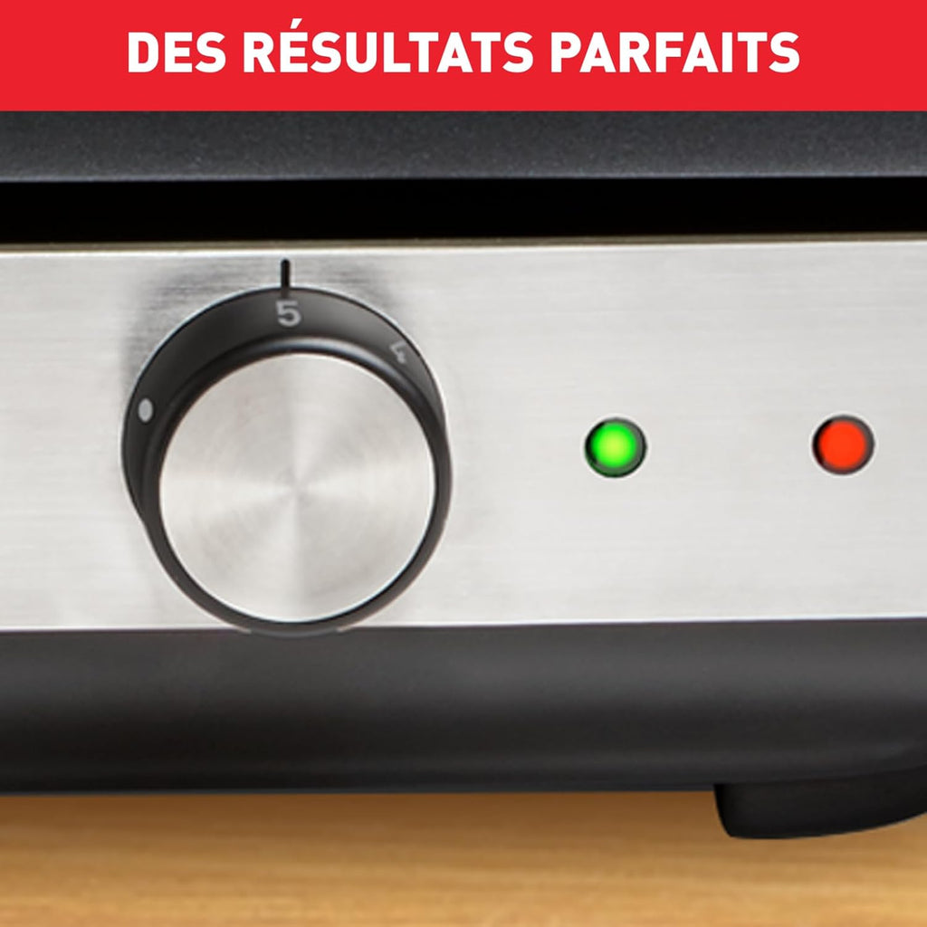 Maxi Plancha électrique avec protection contre les éclaboussures et Thermostat réglable CB690D12